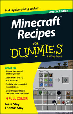 Book cover for Minecraft Recipes For Dummies