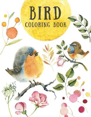 Book cover for Bird Coloring Book