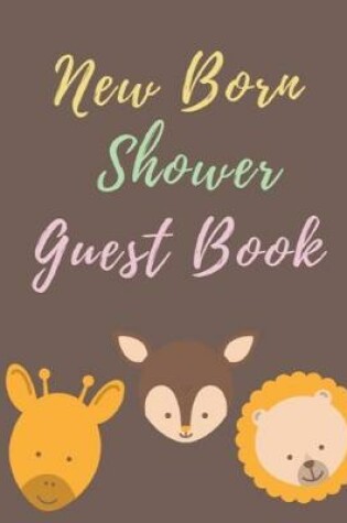 Cover of New Born Shower Guest Book