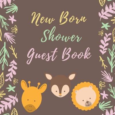 Cover of New Born Shower Guest Book