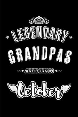 Book cover for Legendary Grandpas are born in October