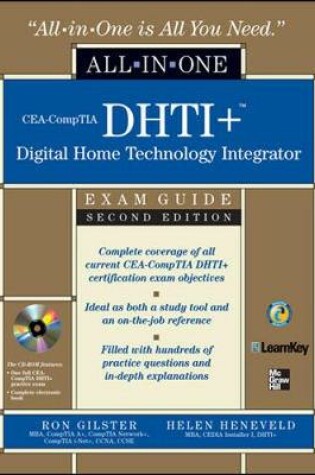 Cover of CEA-CompTIA DHTI+ Digital Home Technology Integrator All-In-One Exam Guide, Second Edition