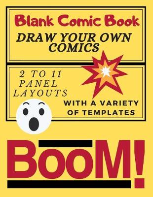 Cover of The Blank Comic Book Notebook