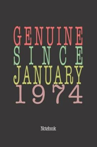 Cover of Genuine Since January 1974