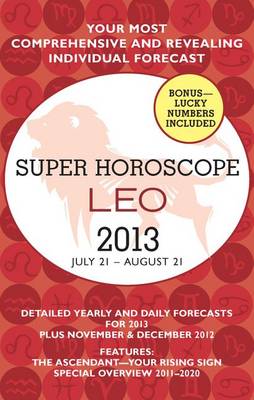 Book cover for Leo (Super Horoscopes 2013)