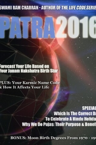 Cover of Patra 2016 (Hindu Astrological Calendar & More)