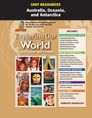 Cover of Exploring Our World, Unit Resources Australia, Oceania, and Antarctica