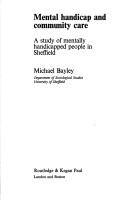 Cover of Mental Handicap and Community Care