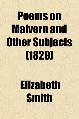 Book cover for Poems on Malvern, and Other Subjects