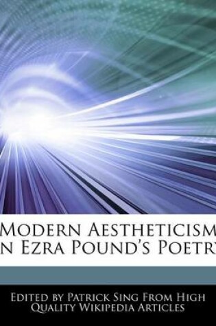 Cover of Modern Aestheticism in Ezra Pound's Poetry