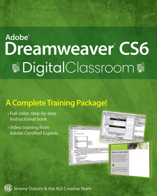 Book cover for Adobe Dreamweaver CS6 Digital Classroom