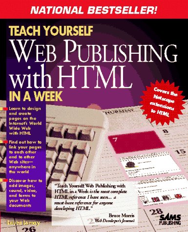 Book cover for Teach Yourself HTML Web Publishing in a Week