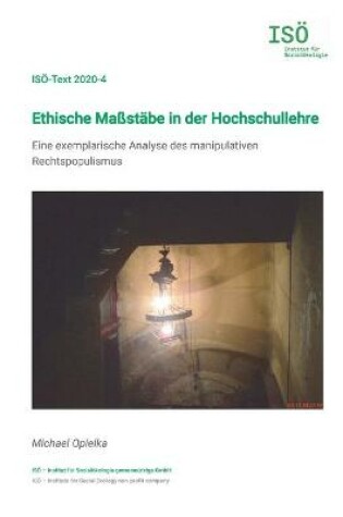 Cover of Ethische Massstabe in der Hochschullehre