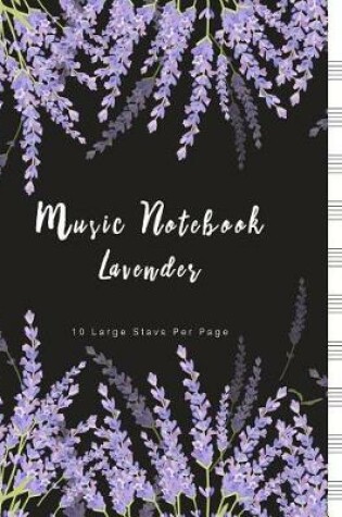 Cover of Music Notebook Lavender