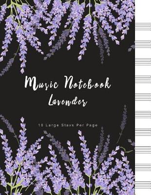 Book cover for Music Notebook Lavender