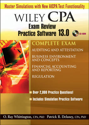 Book cover for Wiley CPA Examination Review Practice Software 13.0, Complete Set
