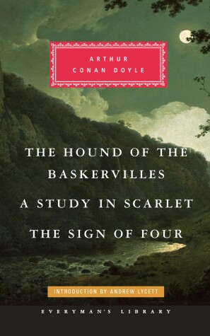 Book cover for The Hound of the Baskervilles, A Study in Scarlet, The Sign of Four