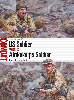 Book cover for US Soldier vs Afrikakorps Soldier
