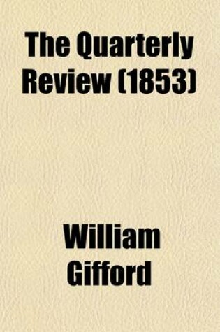 Cover of The Quarterly Review (Volume 92)