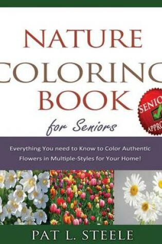 Cover of Nature Coloring Book For Seniors