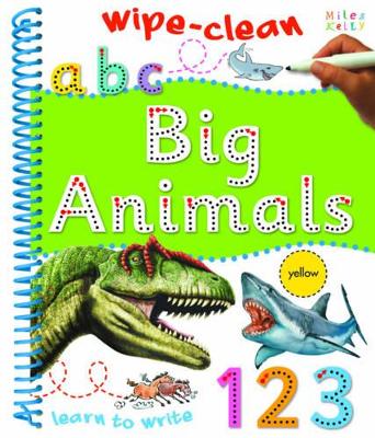 Book cover for Wipe Clean Big Animals