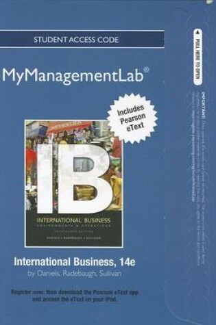 Cover of 2012 MyLab Management with Pearson eText -- Access Card -- for International Business