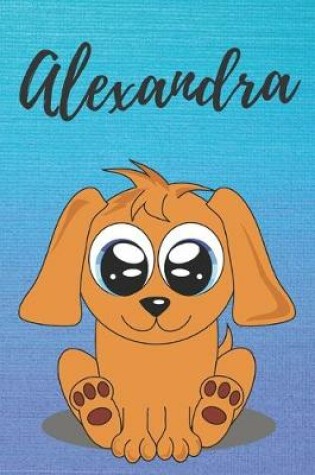 Cover of Alexandra dog coloring book / notebook / journal / diary