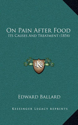 Book cover for On Pain After Food