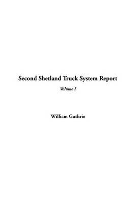 Book cover for Second Shetland Truck System Report, V1