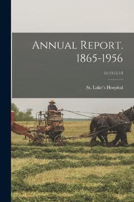 Cover of Annual Report. 1865-1956; 51