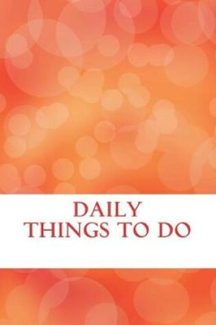 Cover of Daily things to do