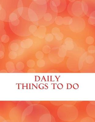 Book cover for Daily things to do