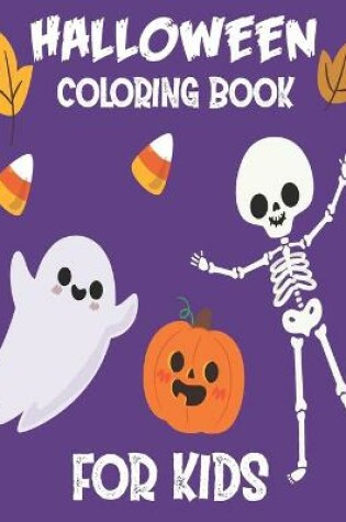 Cover of Halloween Coloring Book For Kids