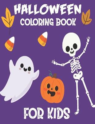 Book cover for Halloween Coloring Book For Kids