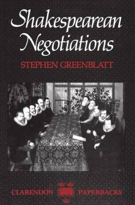 Book cover for Shakespearean Negotiations