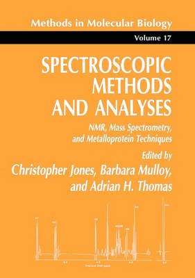 Cover of Spectroscopic Methods and Analyses