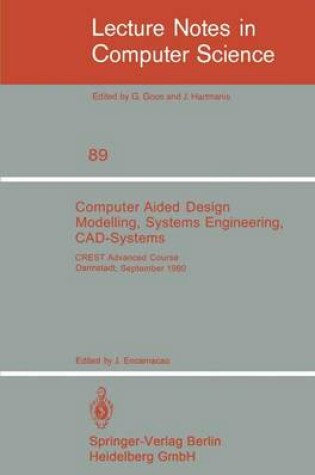 Cover of Computer Aided Design Modelling, Systems Engineering, CAD-Systems