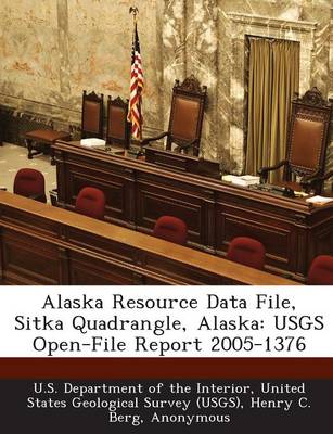 Book cover for Alaska Resource Data File, Sitka Quadrangle, Alaska