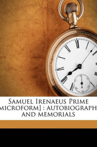 Cover of Samuel Irenaeus Prime [microform]