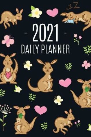 Cover of Kangaroo Daily Planner 2021