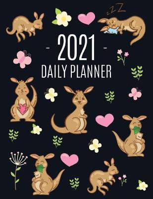Book cover for Kangaroo Daily Planner 2021