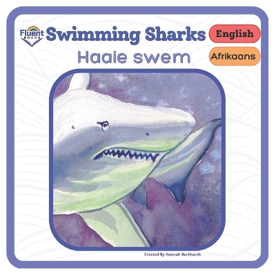 Book cover for Swimming Sharks - Haaie swem