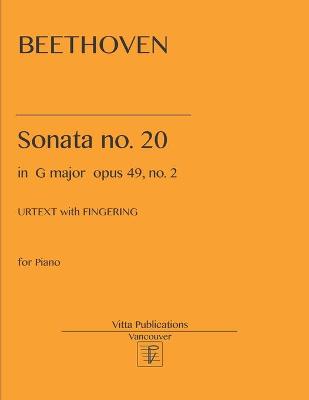 Book cover for Beethoven Sonata no. 20 in G major