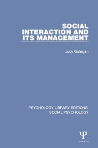Cover of Social Interaction and its Management