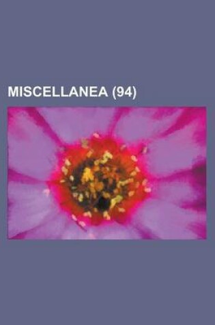 Cover of Miscellanea (94)