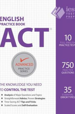 Cover of ACT English Practice Book