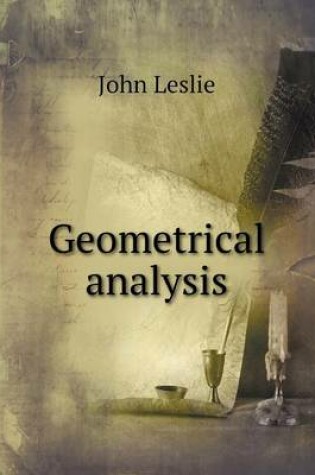 Cover of Geometrical analysis