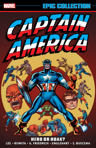 Book cover for Captain America Epic Collection: Hero or Hoax?