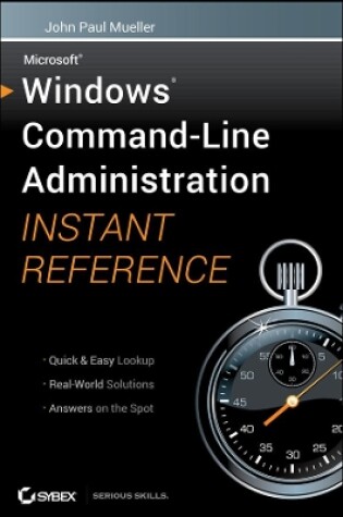 Cover of Windows Command Line Administration Instant Reference