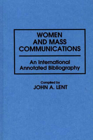 Cover of Women and Mass Communications